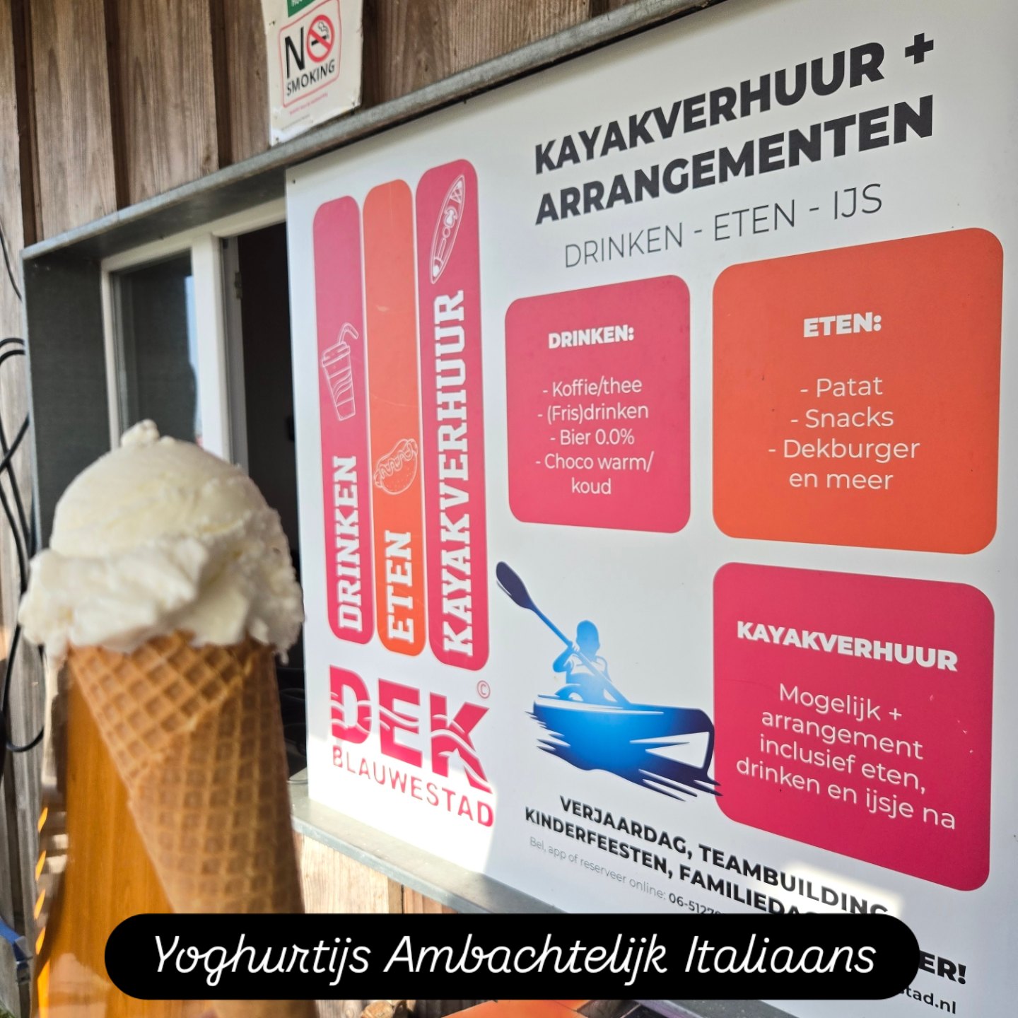 Yoghurtijs — ambachtelijk Italiaans